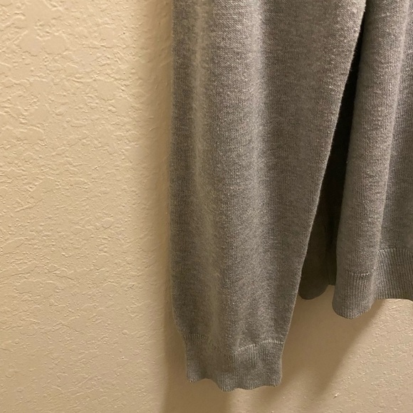 J. McLaughlin Grey Men's Quarter Zip Knit Sweater Size L - Picture 6 of 9